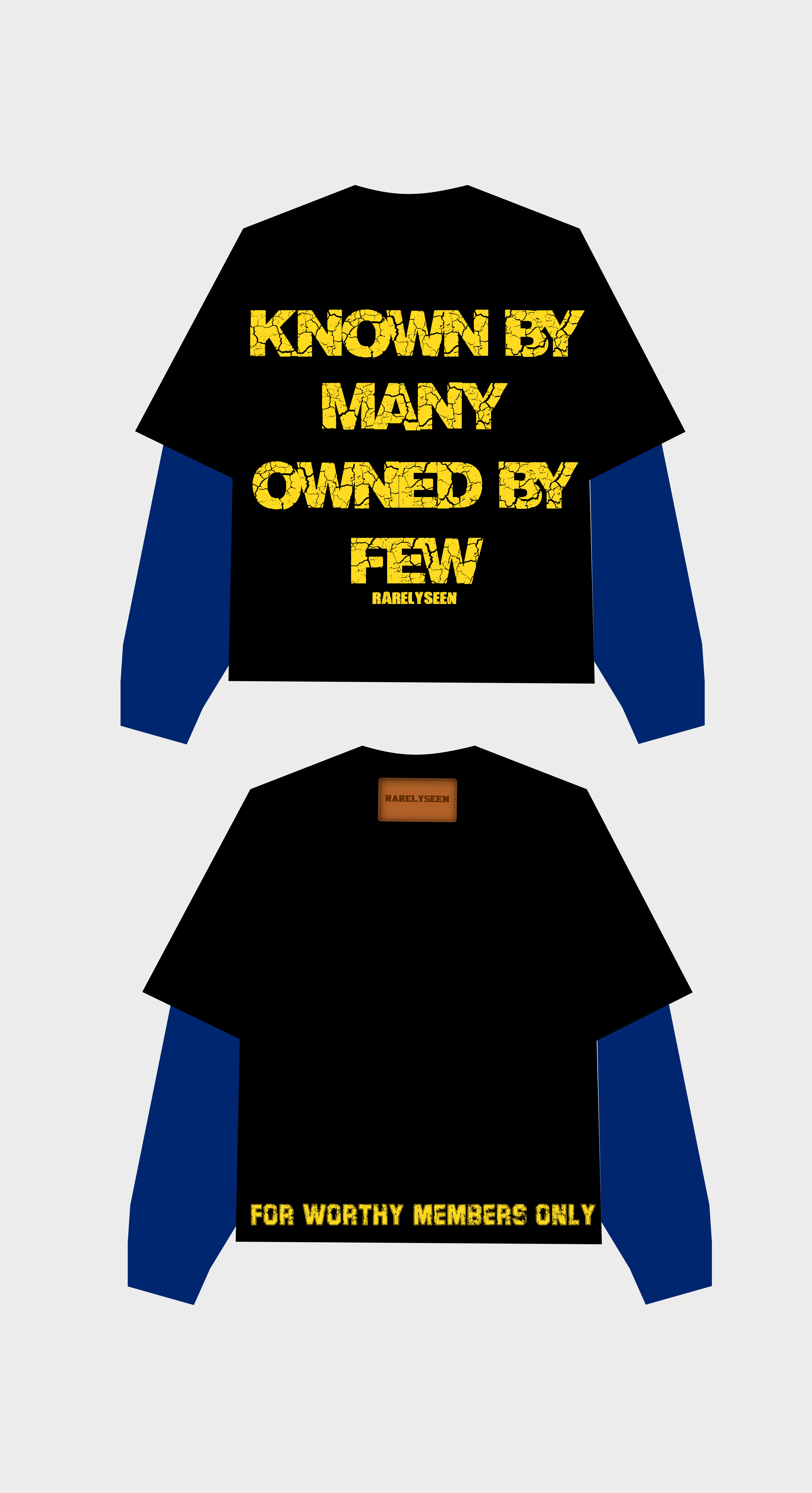 Blue logo sleeve Rare Image