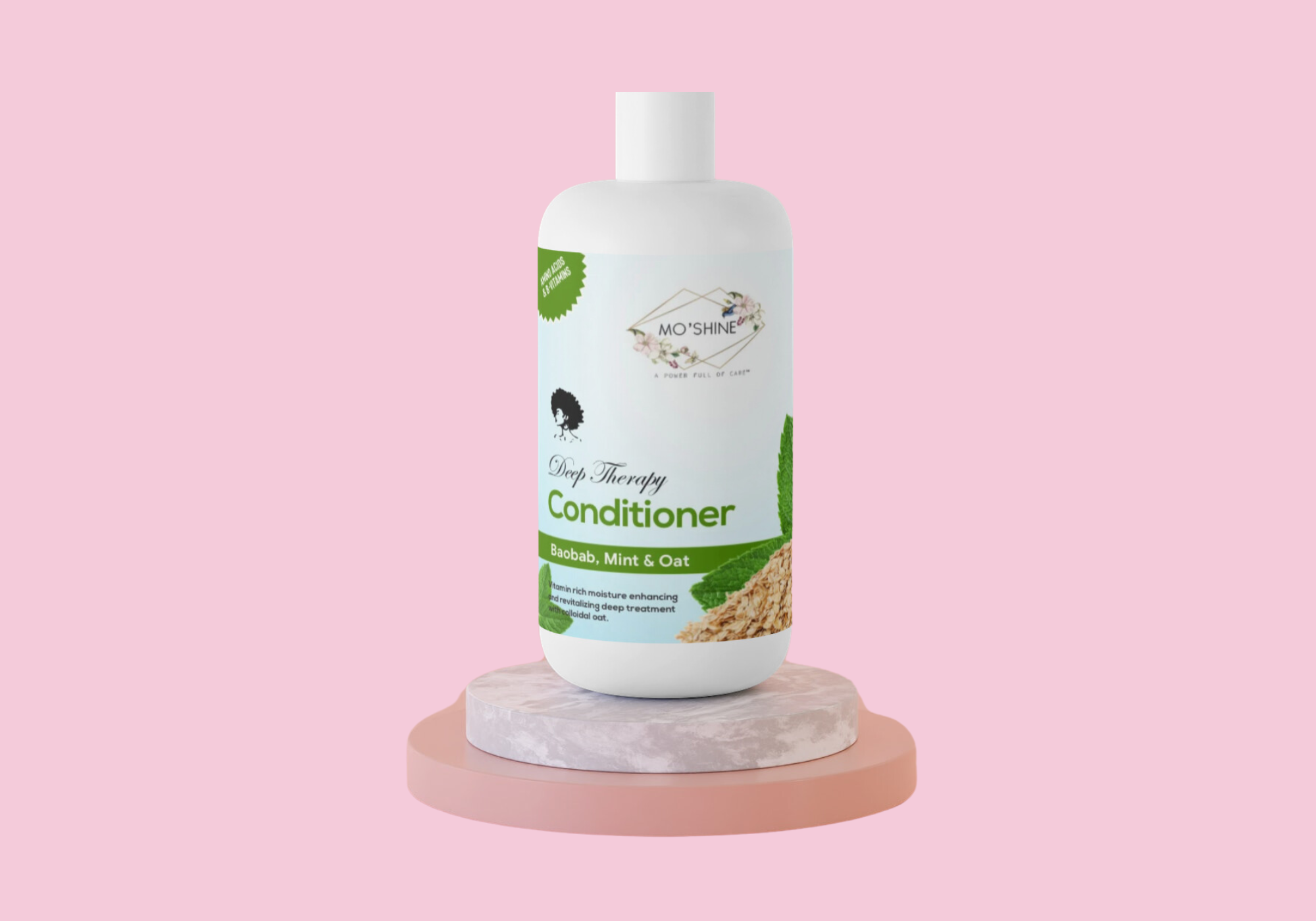 Baobab, Mint and Oat Deep therapy Conditioner image