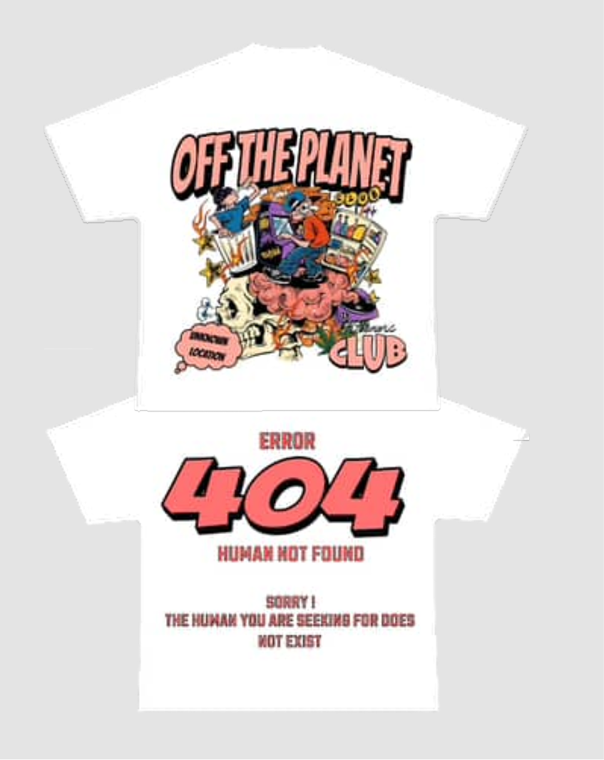 OFF THE PLANET CLUB SHIRT WHITE Image