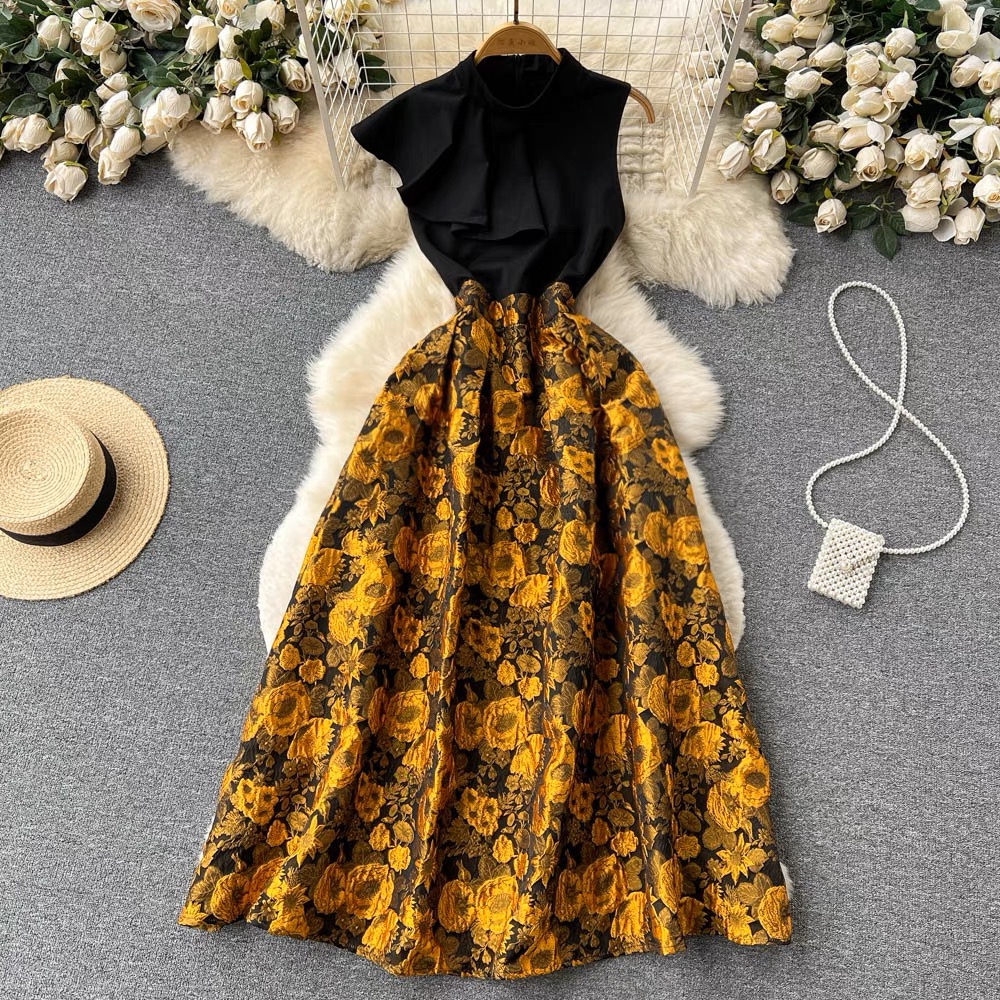 Lois brocade lace dress FD150 image