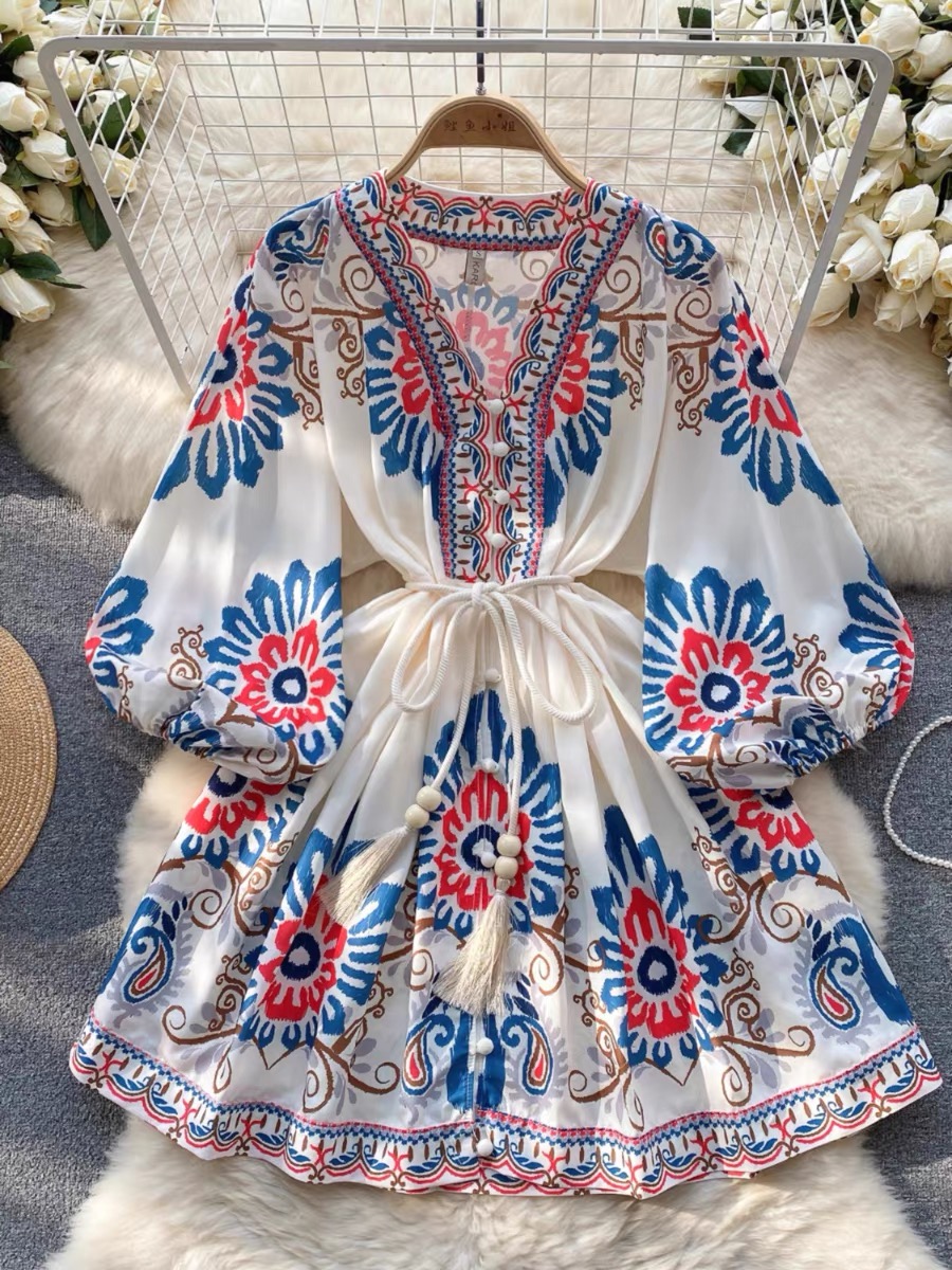 Special print dress ED94 image