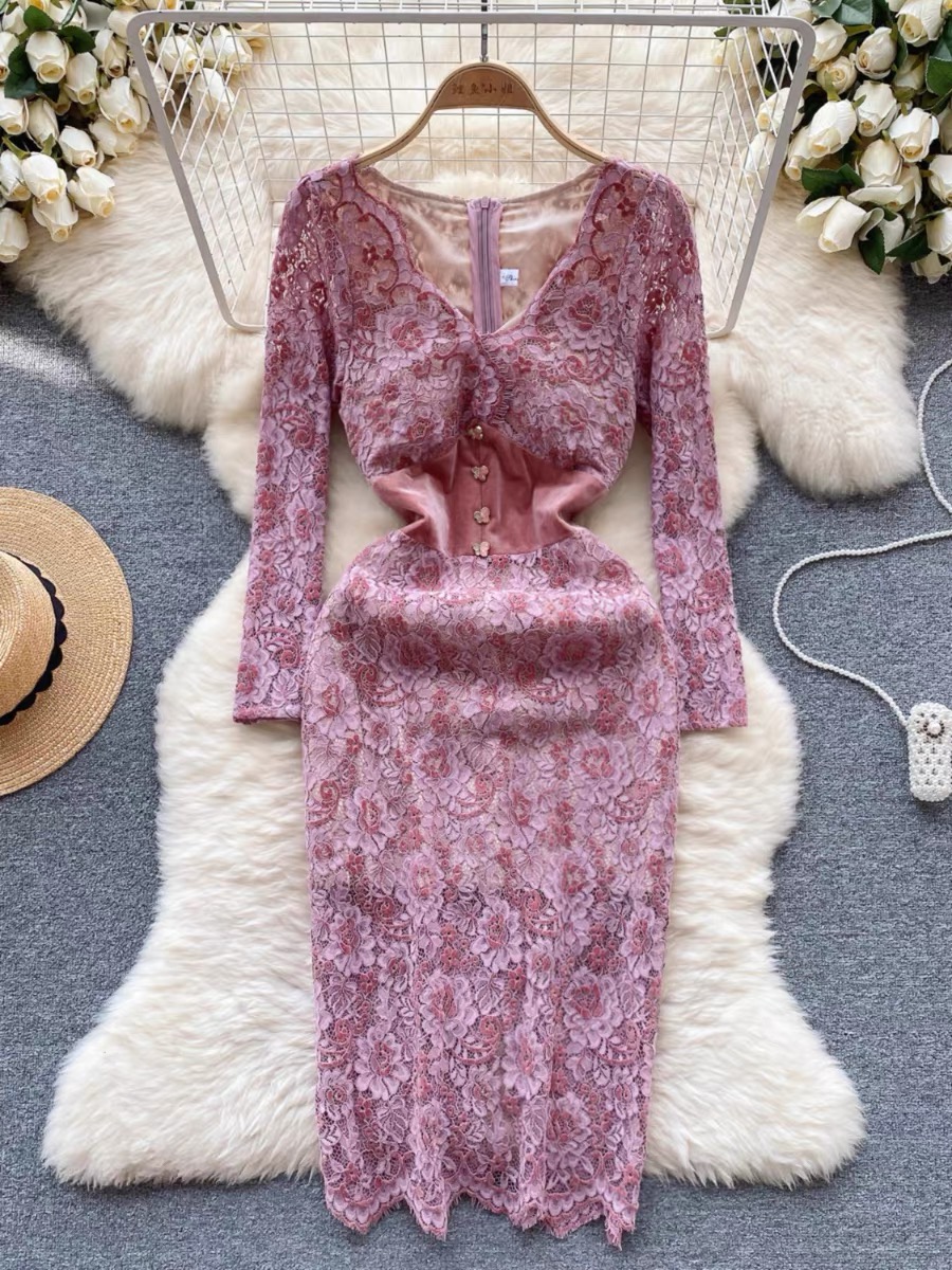 Stage entrance lace dress FBC61 image