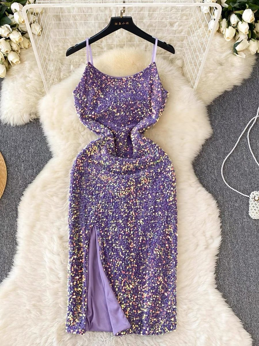 Night party sequin dress EBC77 image