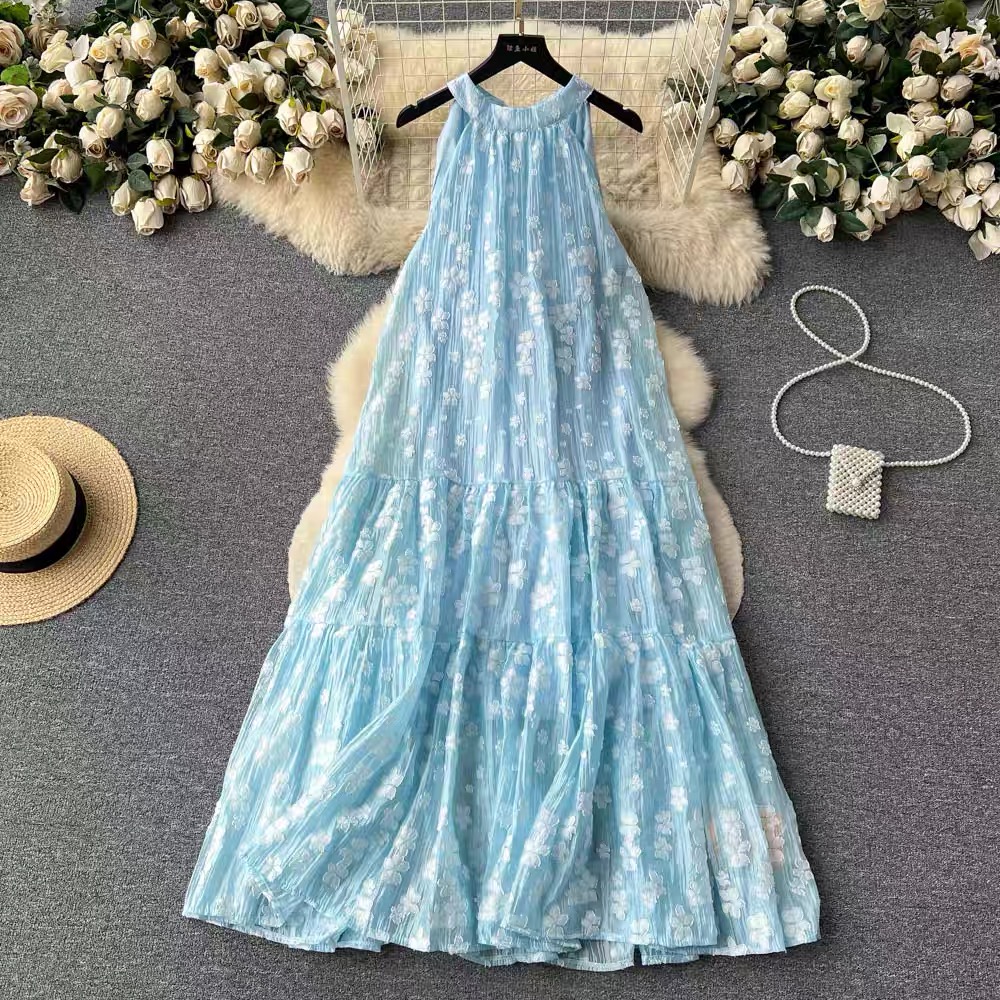 Millionaire’s girlfriend halter dress CD417 image