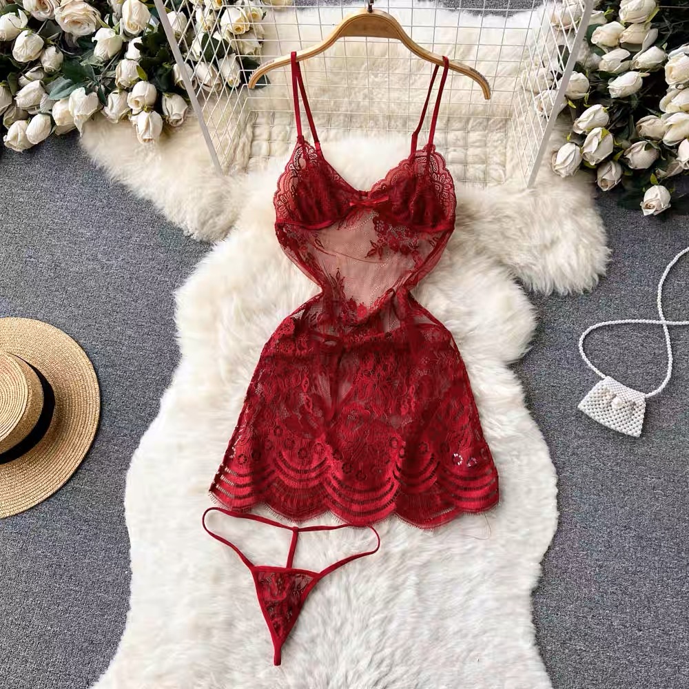 Baby keeper lace gown set SW110 image