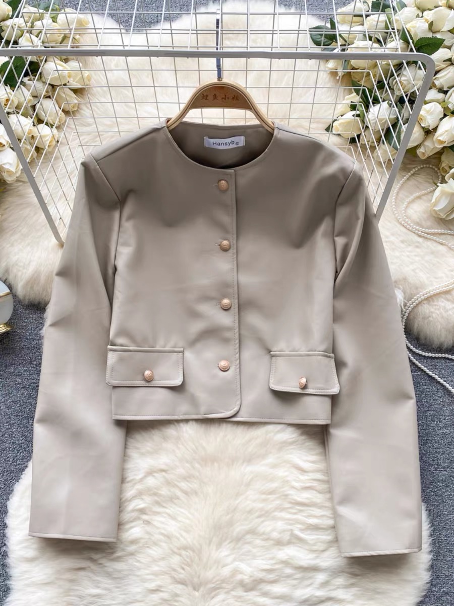 Twisted love leather blazers LJ107 image
