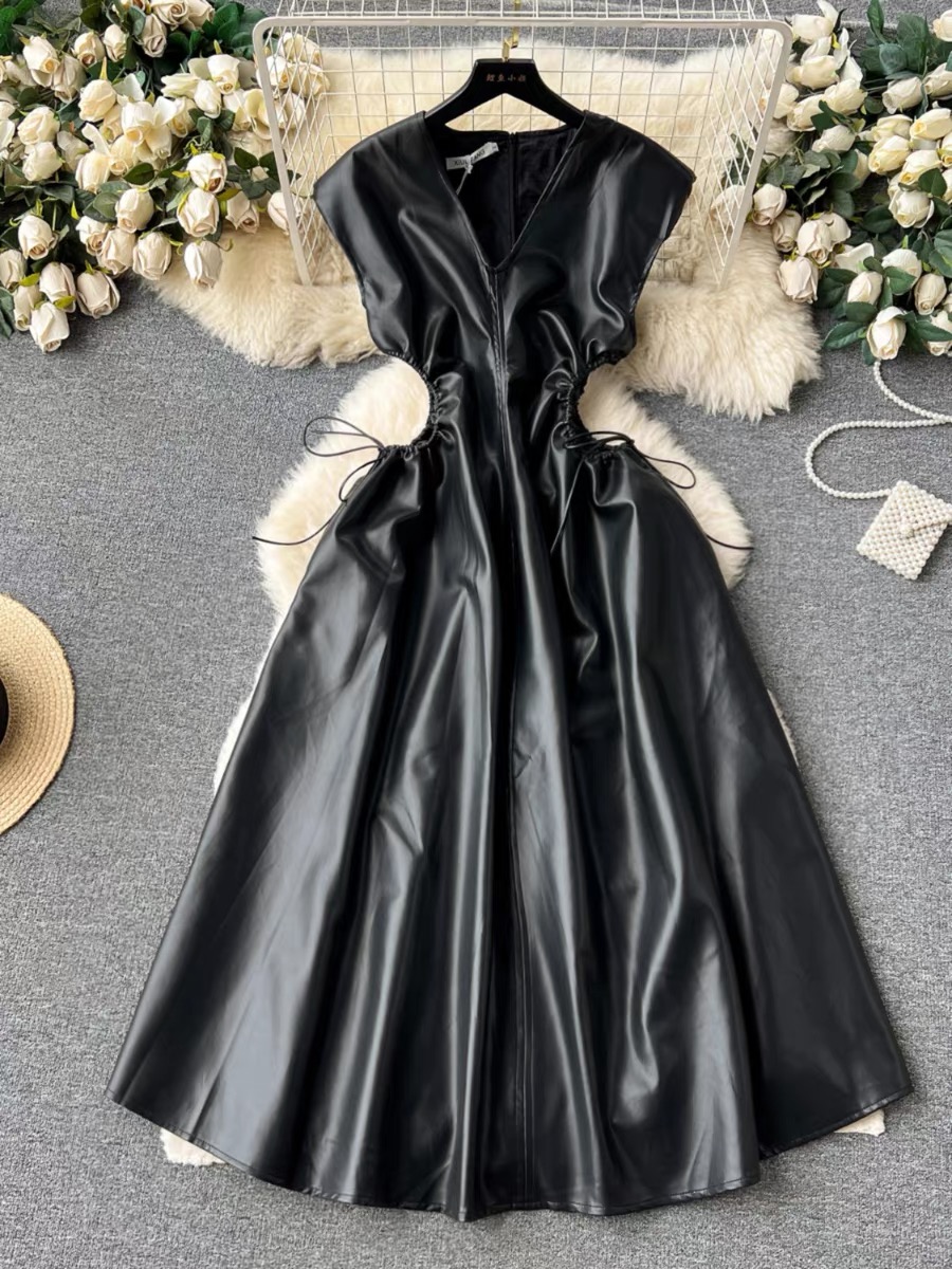 Follow my rules leather dress FD253 image
