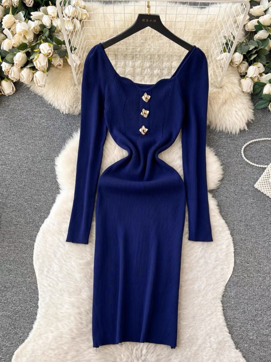 Don’t stop hustling knit gown KBC85 image