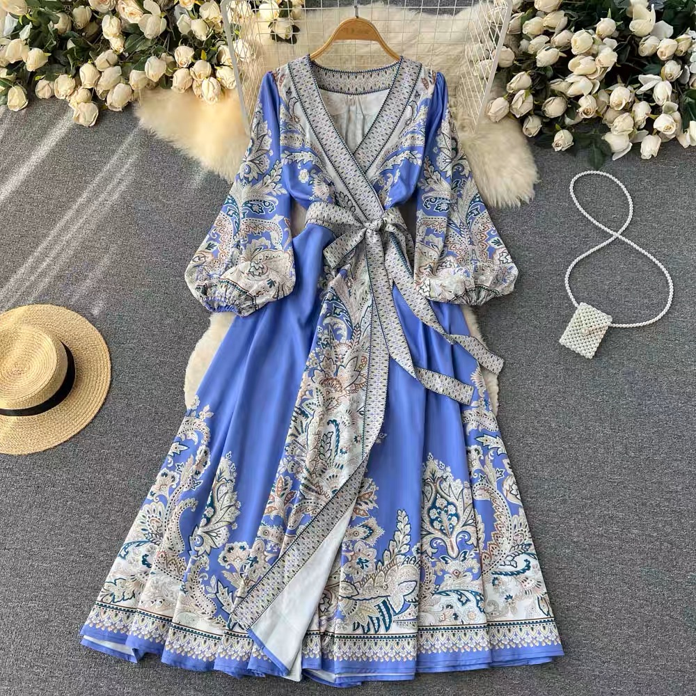 Getting entangled print Dress ED64 image
