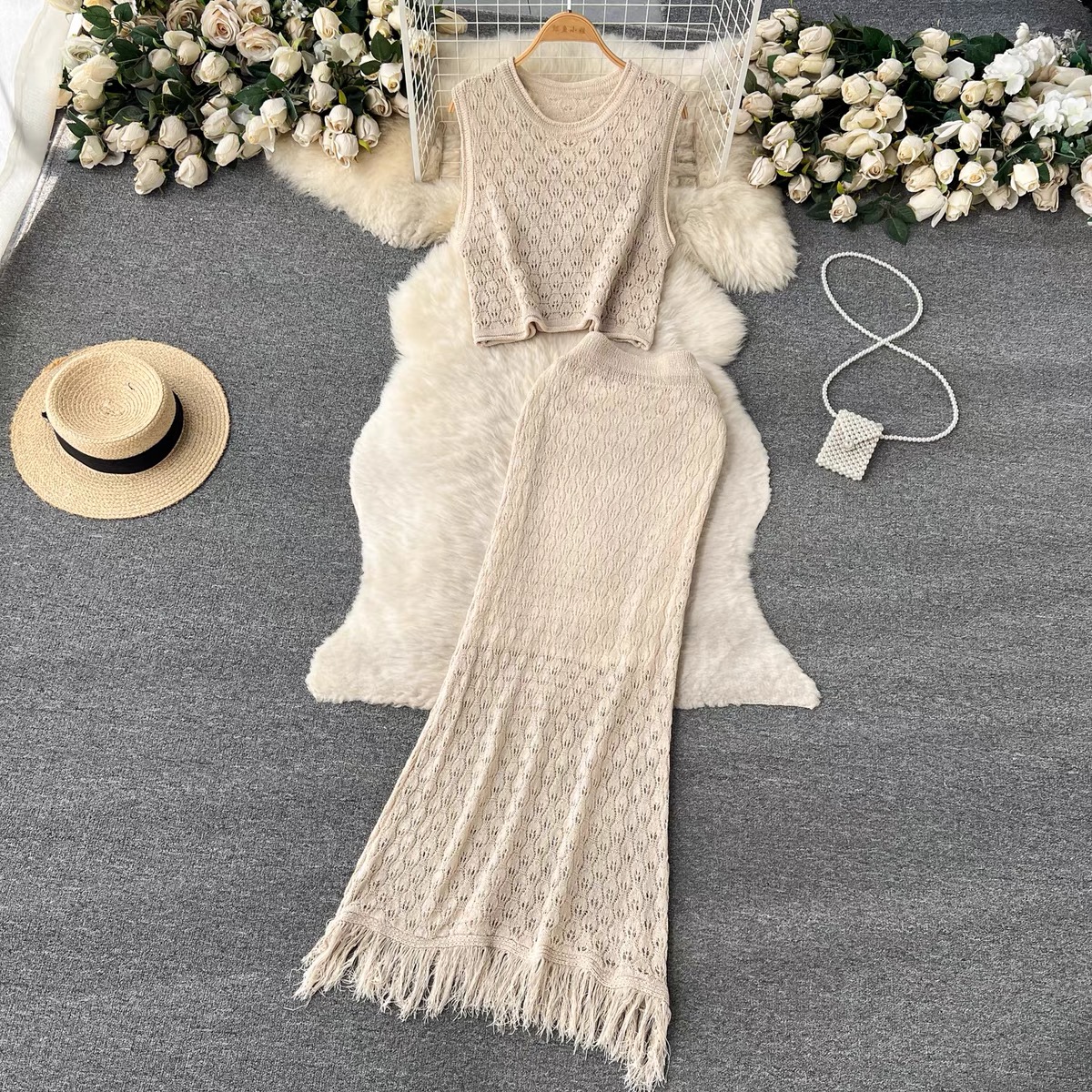 Out here again knit set TPZZ2150 image