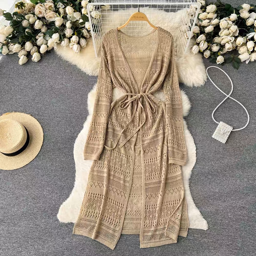 Beach crotchet coverup wrap up KD126 image
