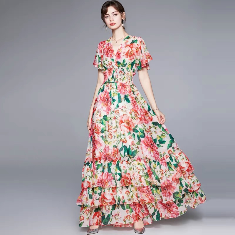 Baby girl floral dress CD207 image