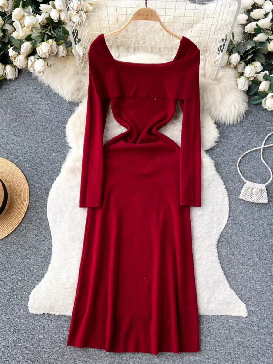 Oooh so comfy knitted dress KBC125 image