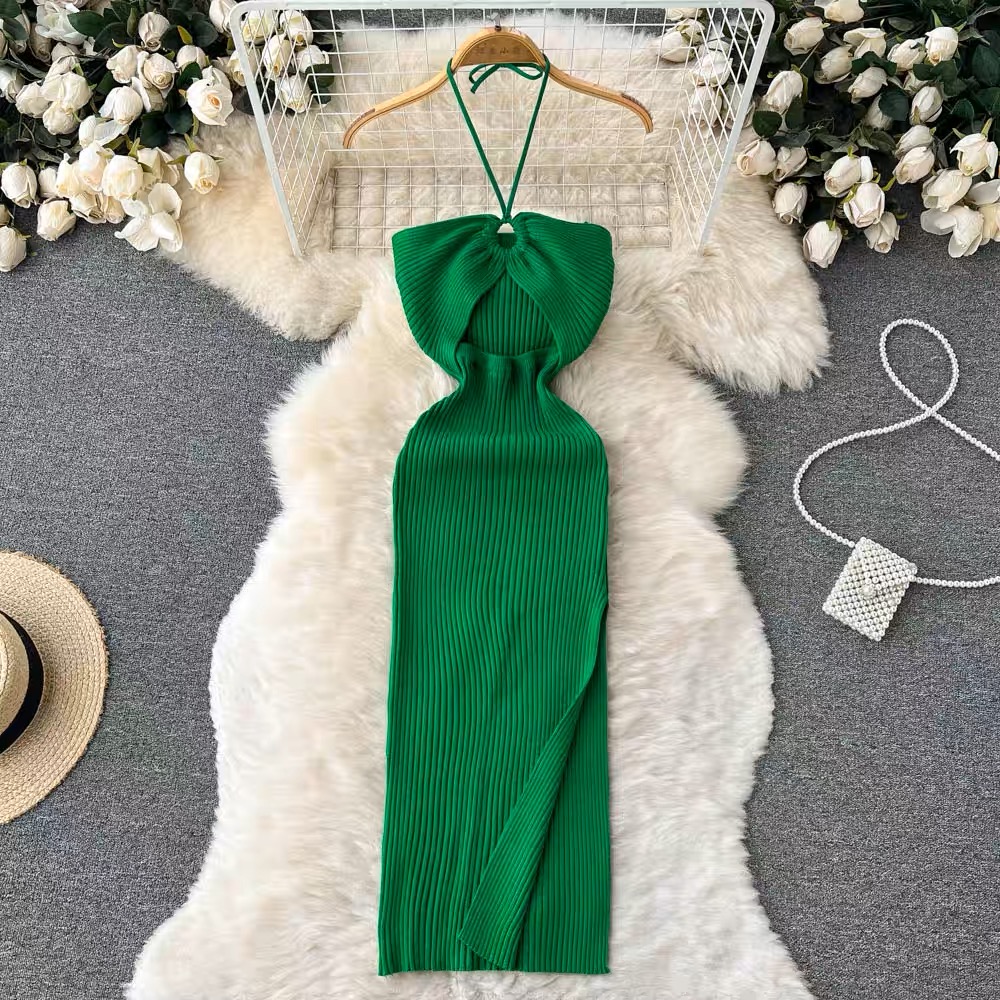 Colorful living knit gown KBC54 image