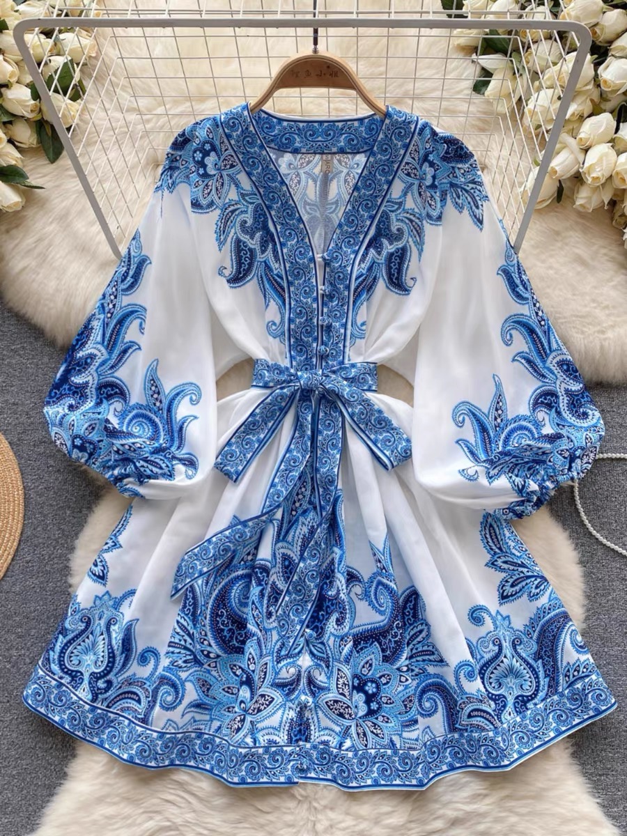 420 blaze print dress ED95 image