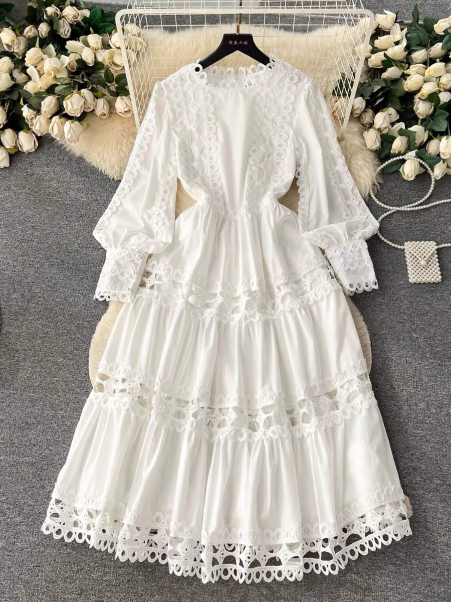 High royal lace dress FD291 image