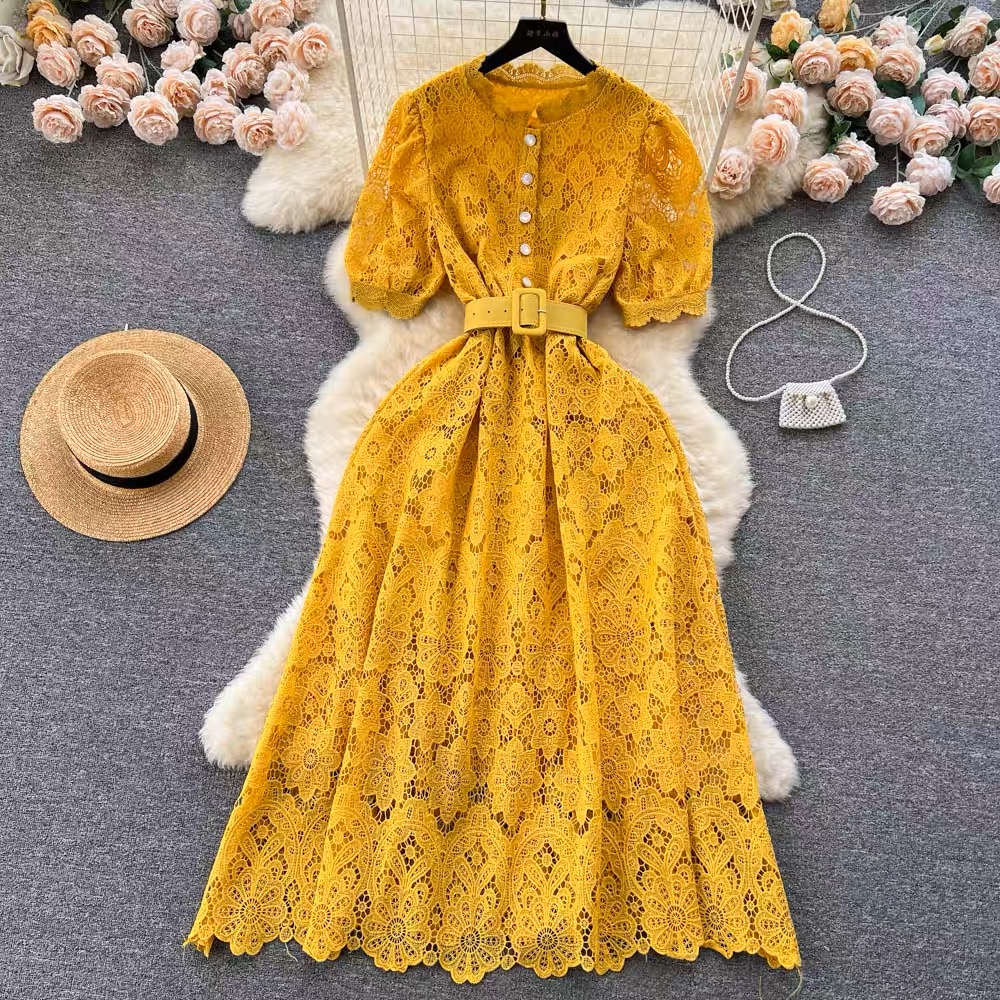 Important meetings lace dress FD169 image