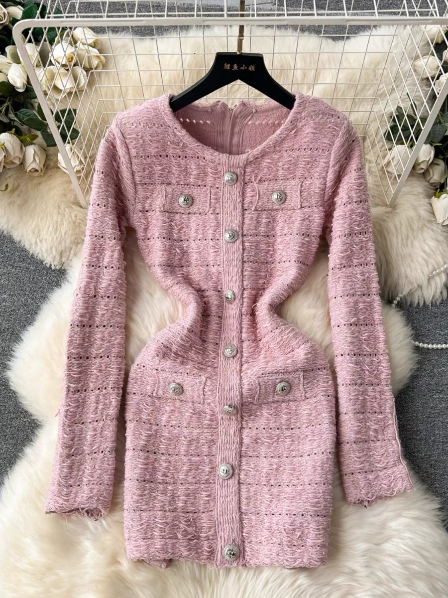 High quality woolen dress FBC63 image