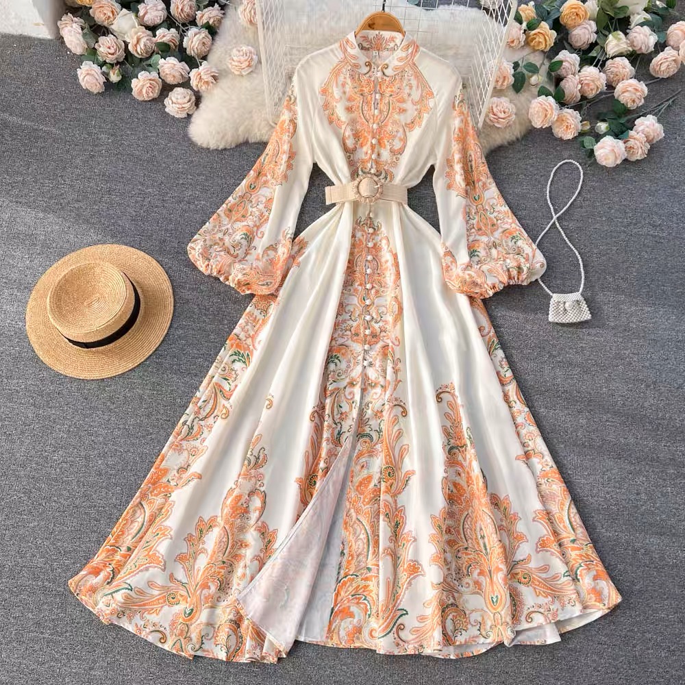 Save the last dance print dress ED43 image