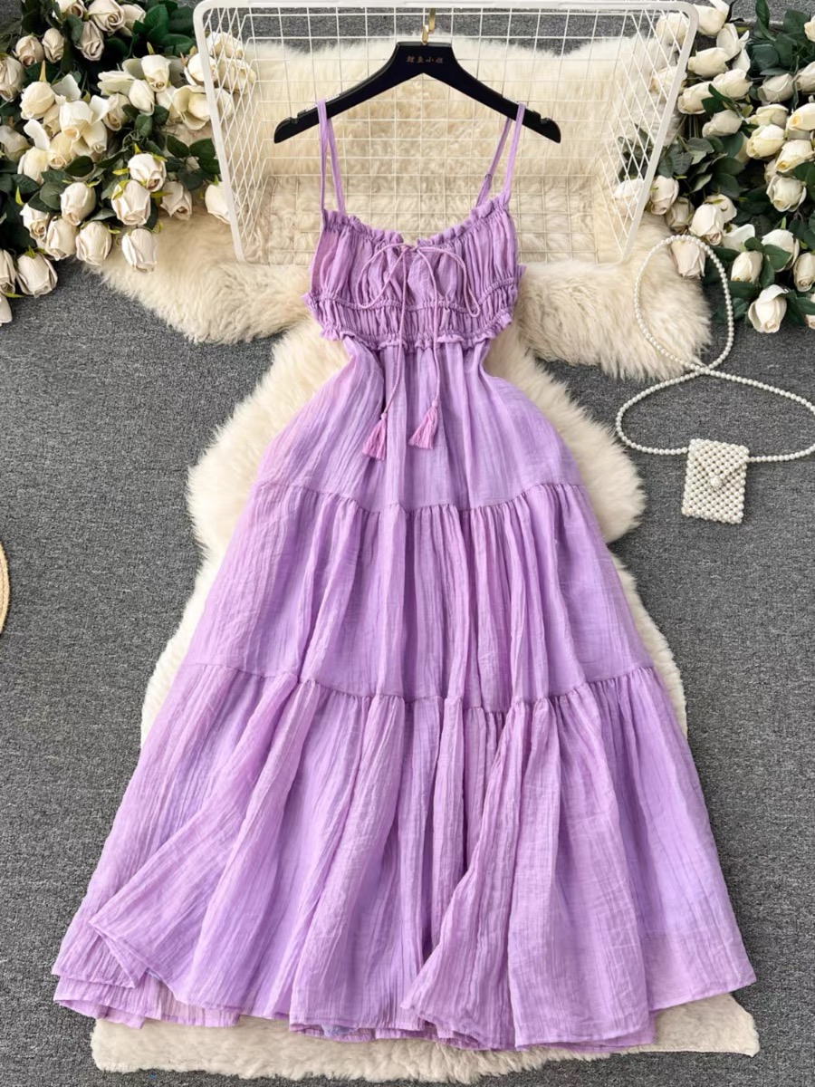 Swedish princess no sleeves dress CD463 image