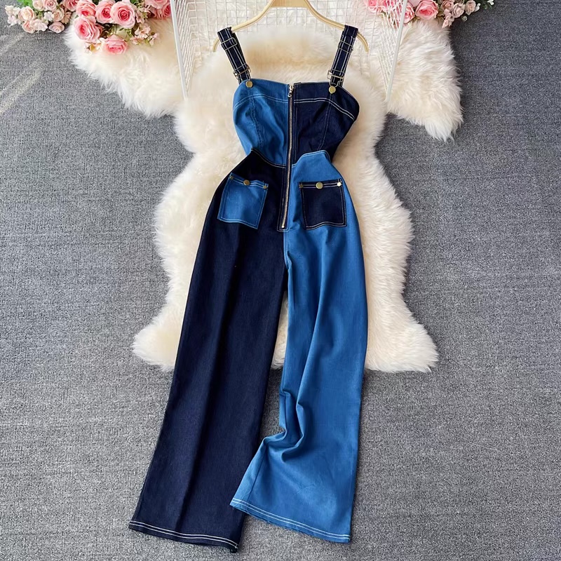 Switch gears color block jumpsuit JRZZ117 image