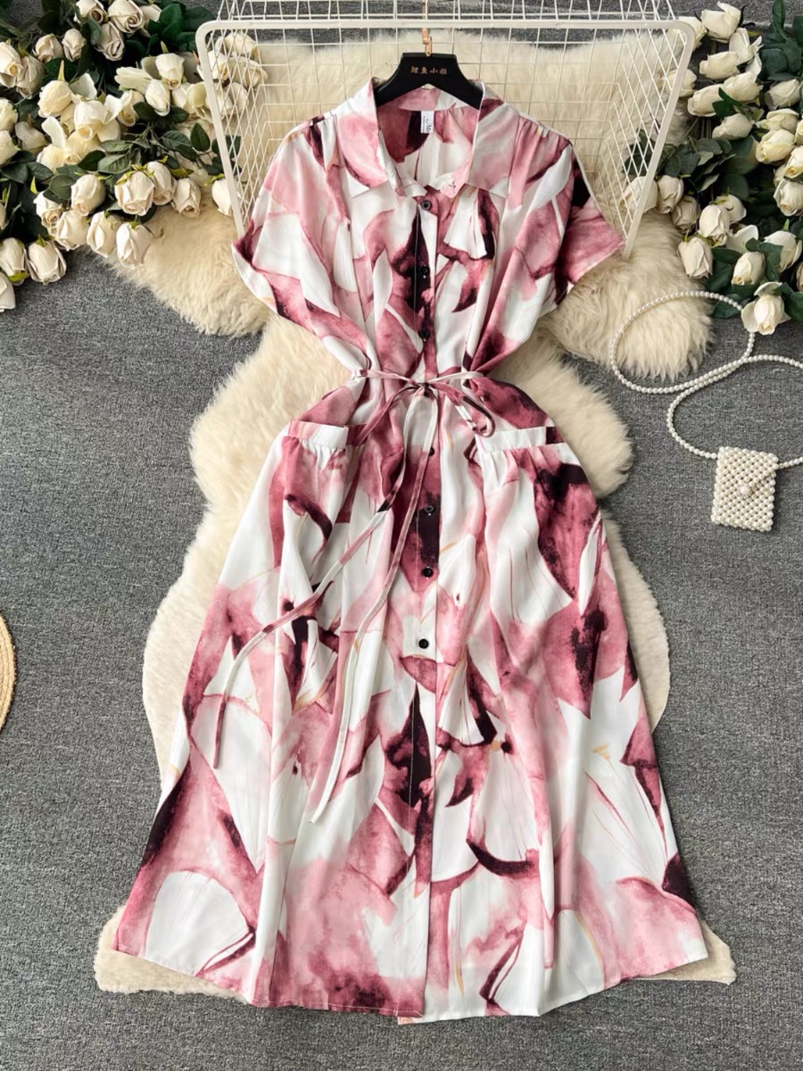 Miss bae print dress CD499 image