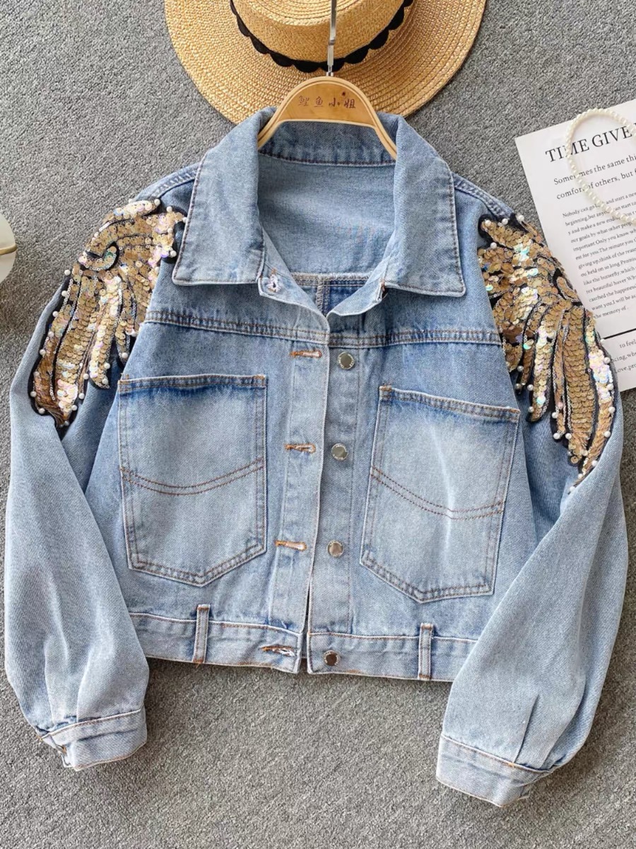 Barbie sequin denim jacket DJA107 image