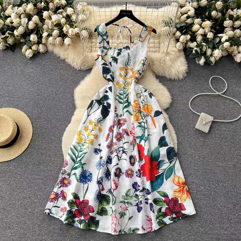 Only elegance floral dress CD263 image