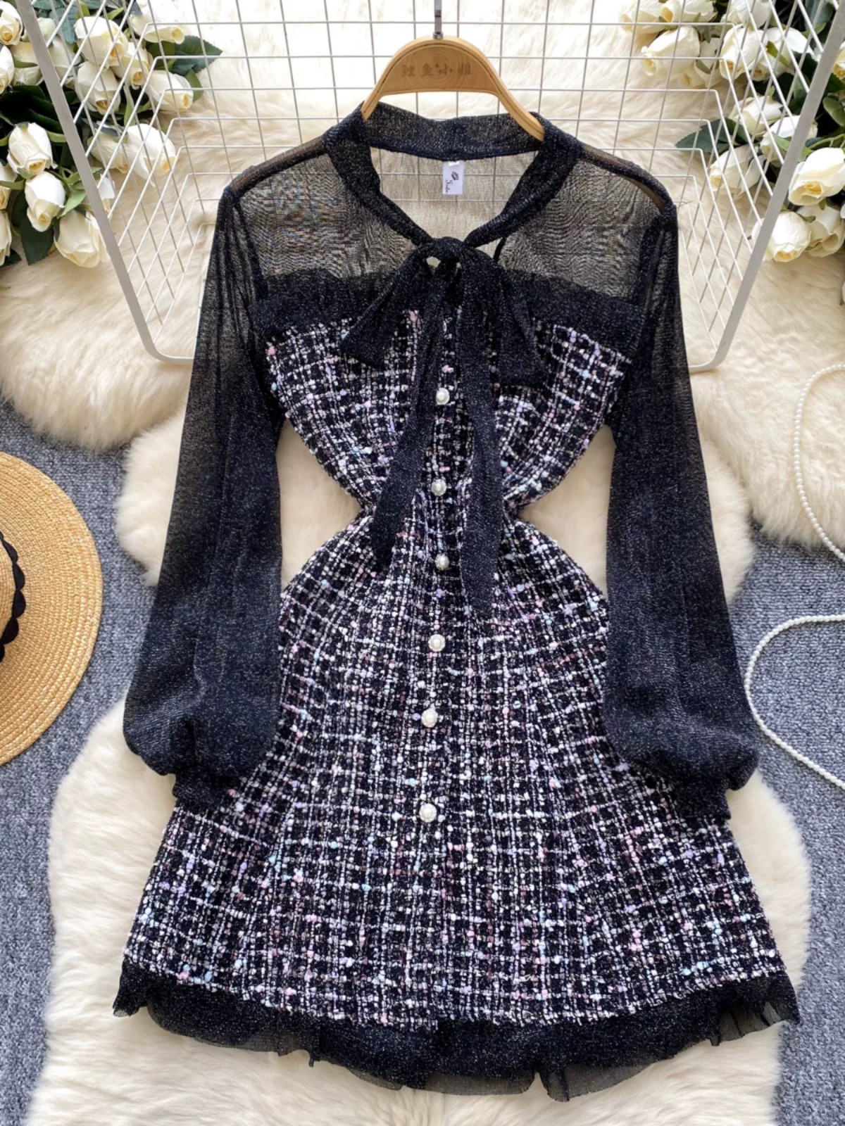 Savannah royal woolen dress FD278 image